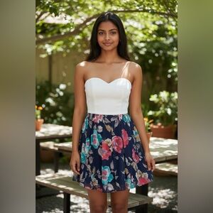 LOVE SONG FLORAL BOTTOM DRESS